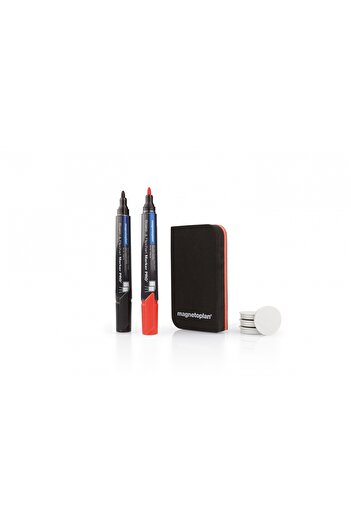 Magnetoplan Starter Kit Whiteboard display set, 7 pieces, sponge, markers, magnets