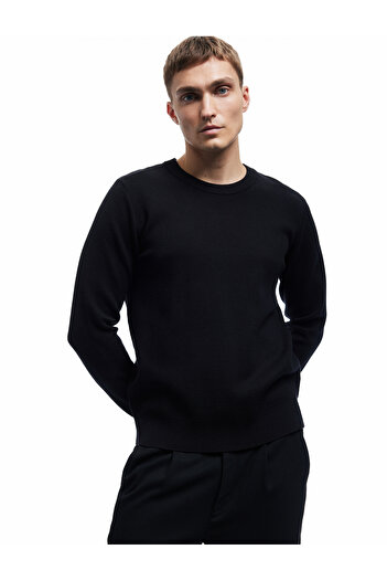 Koton Long Sleeve Crew Neck Basic Knitwear Sweater