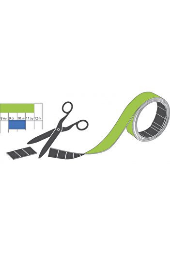 Magnetoplan Green magnetic tape, 1000 x 10 mm