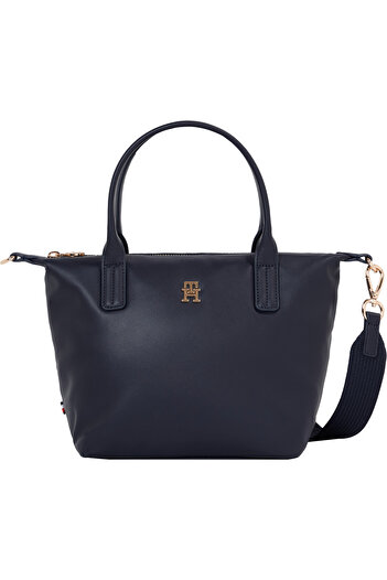 Tommy Hilfiger Popette Soft Kadın Lacivert Mini Tote Çanta