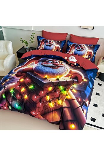 JOJO HOME Christmas bedding, 5D print, 6 pieces, 180x200, Luminite