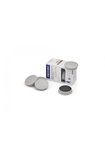 Magnetoplan Discofix STANDARD Whiteboard magnets, 30 mm, gray, 10 pcs/set