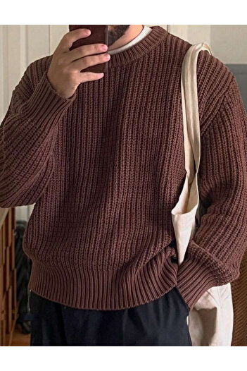 Sheya MANFINITY by sweater, brown