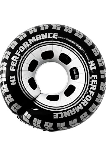 Çemrek Süs Parti Race Car Tire Center Empty Foil Balloon 90 cm 1 Pc