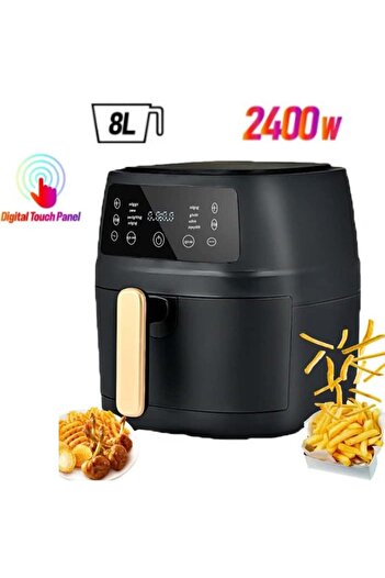 Kimaya 8L Air Fryer 2400W Extra Large Multi-Functional Digital Air Fryer (Matte Black)