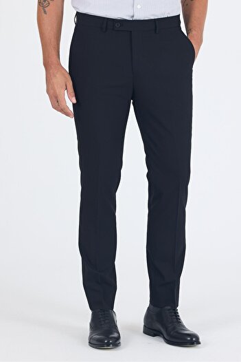 İmza Black Flexible Side Pocket Slim Fit Classic Trousers 1003250013