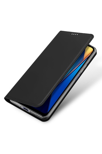 Bibilel DuxDucis Case for Xiaomi Redmi 13C 4G/13C 5G/Poco M6/C65, Q16 — Polyurethane, Black