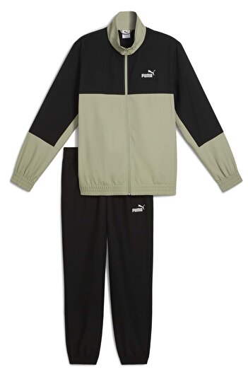 Puma Woven Colorblock Tracksuit 688173 Men's Casual Tracksuit Set Green