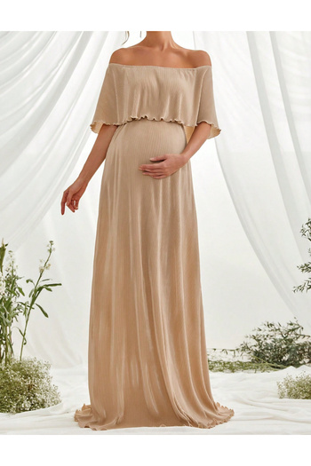 Sheya FAERIESTY maxi dress, beige