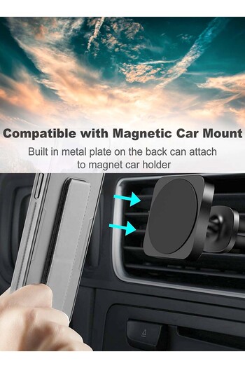 Wtech Huawei Pura 80 Pro 5G 2025 Magnetic Kickstand Wrist Strap Finger Grip with Built-in Iron Case Cover