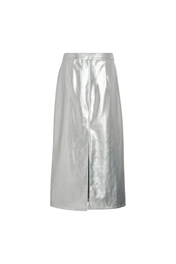 VILA Vila midi skirt, grey
