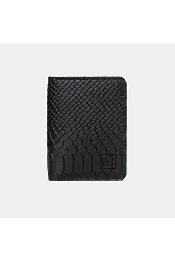 I WOOD BE Snake Texture Leather Wallet