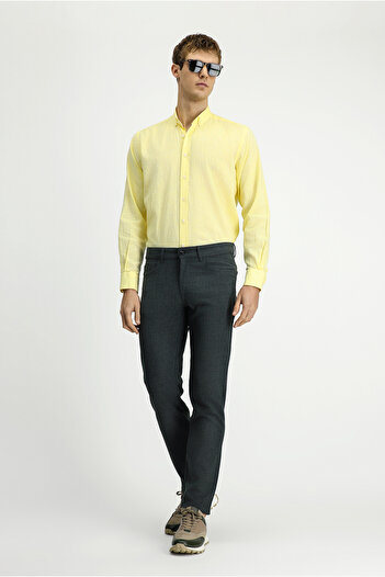Kiğılı Slim Fit Slim Fit Wool Classic Fabric Trousers