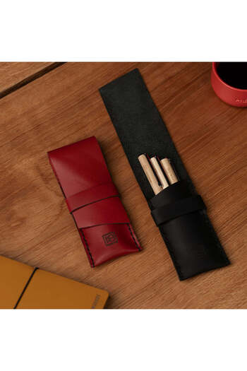 I WOOD BE Pen Holder - Red