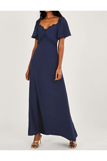 Monsoon Monsoon maxi dress, blue