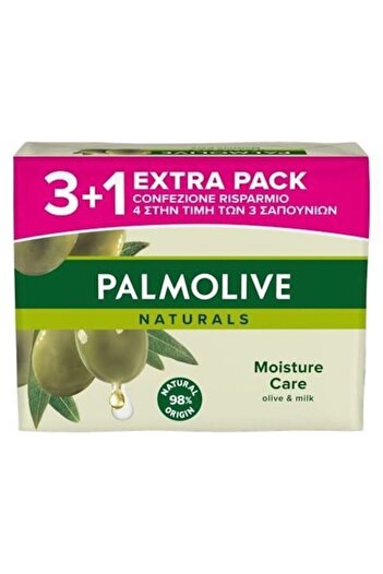 Palmolive Saponetta Verde Oliva 3+1, 90g - Soap