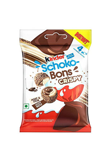 Kinder Schokobons Crispy Limited (INDIA) - ciocolată crocantă 22g