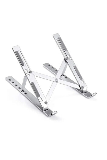 Generic Aluminium Alloy Adjustable Laptop Stand For 10 to 17 Inches Laptop/Tab