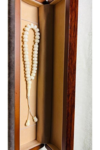 M.A Traders Natural Camel Bone prayer beads/Rosary/Tasbih, 33 Prayer Beads-10 mm Bead Size(With Wooden Gift Box)