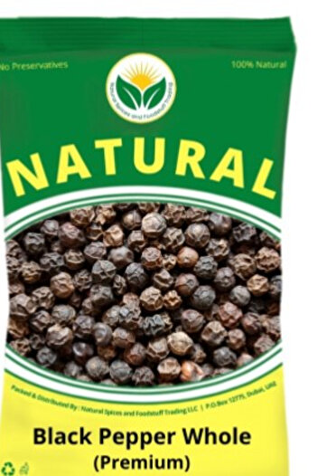 Natural Black Pepper Whole 150g x 6
