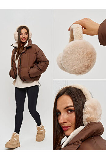 De Bijoura Soft Polar Ear Protector Winter Furry Plush Earmuffs