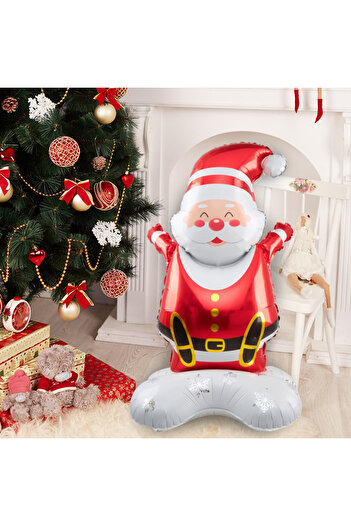 ALPJOY Christmas Foil Balloon Standing Santa Claus