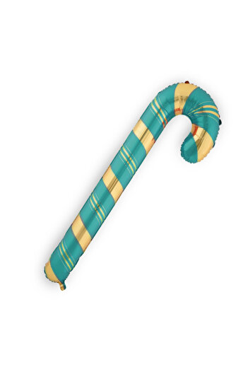 ALPJOY New Year Balloon Foil Balloon Candy Cane