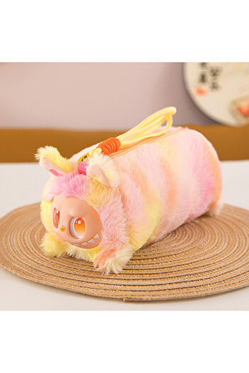 synshop Labubu Enerzi Series Plush Hanging Pencil Case Toy Bag Wallet Makeup Bag