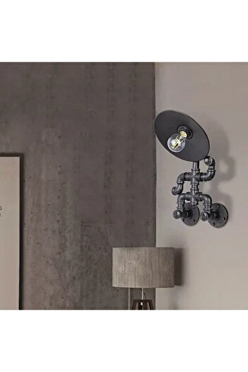 HAMER Modern black wall sconce