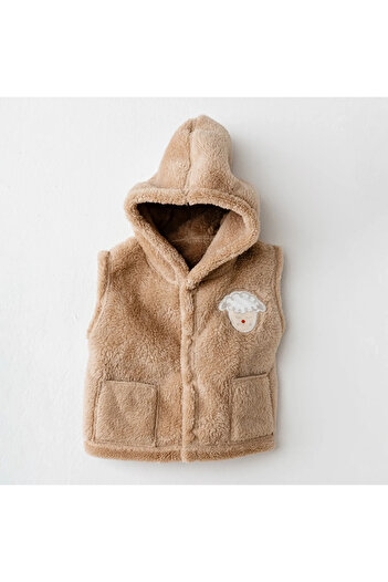 ALFA AKSESUAR 03 Andywawa Ac26163 Tinny S Sheeps Vest Beige