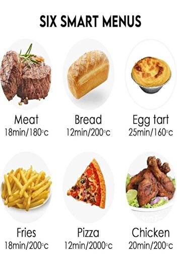 MYWORLD Multifunctional Air Fryer 8 Liter Large Capacity, German Technology – Digital Touch Control Panel