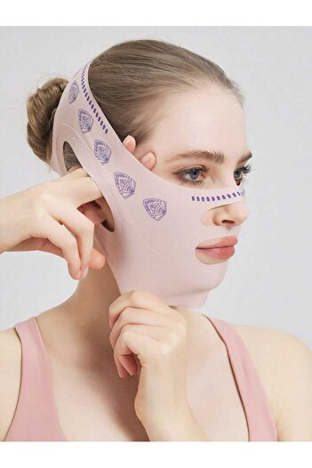VEYA 1pc Pink Elastic Tie Face Mask [Random Pattern], Lovely and comfortable for daily wear