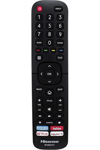 Generic 121AV EN2BI27H Replacement Remote Control for Hisense 4K UHD TVs