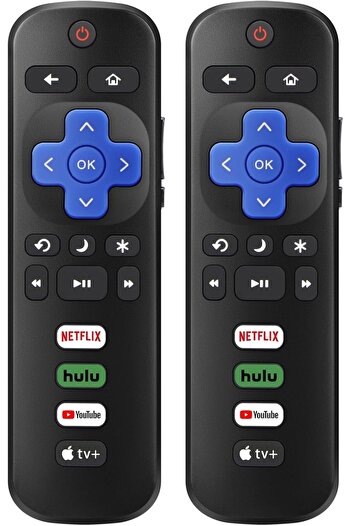 Generic Elterazone Replacement Remote Control (Pack of 2) – Universal Infrared for Smart TV