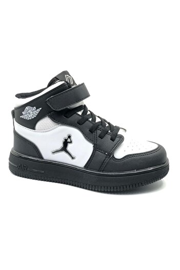 KCMN Cool haykat-long tpu orthopedic children's sports shoes white-black