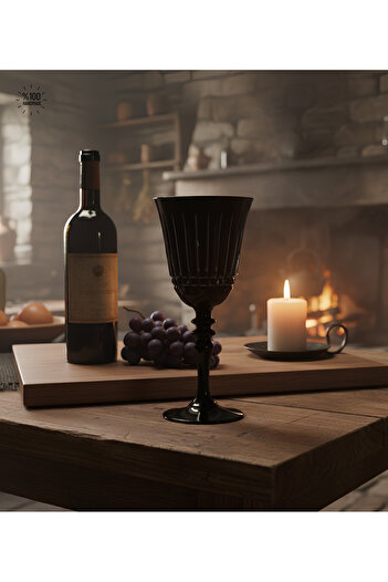 AKDEN STORE Crystal Handcrafted Goblet, Water Goblet,