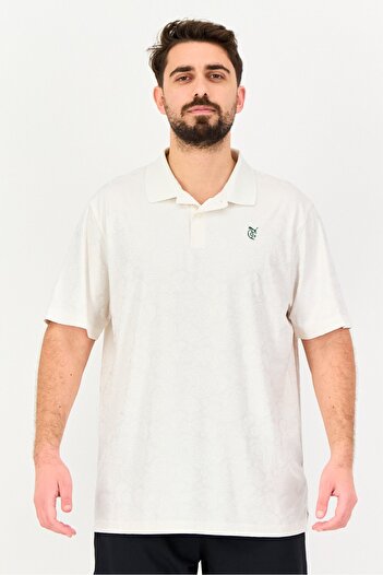 Puma Men Sportswear Fit Short Sleeve Outdoor Polo, Ivory