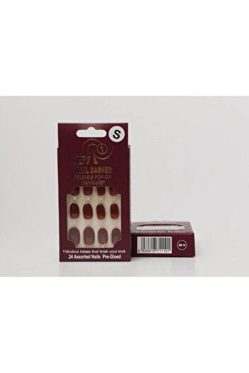 OB1 Self-adhesive artificial nails, 24 glossy nails (OB-10) - OB One