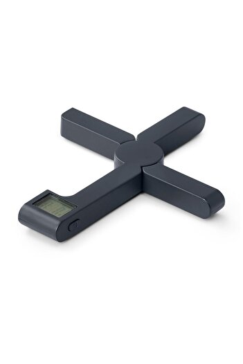 Tchibo Foldable Kitchen Scale, Dark Grey