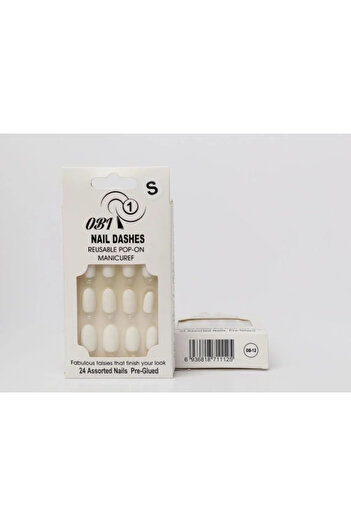 OB1 Self-adhesive artificial nails, 24 glossy nails (OB-12) - OB One