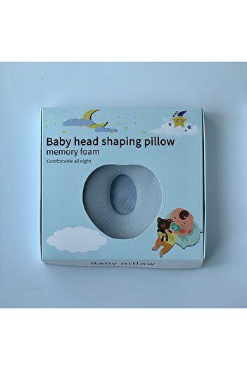 Baby pillow Anti-plagiocephaly baby pillow with memory foam and protective cover