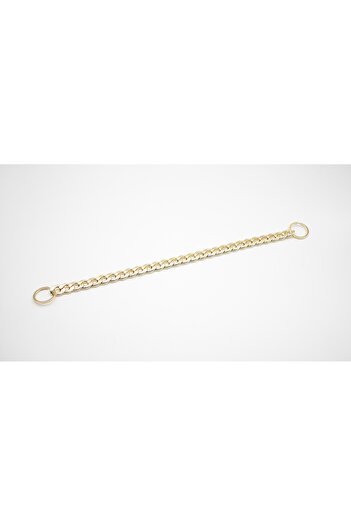 Other GOLDEN Gold-plated metal dog collar, size M