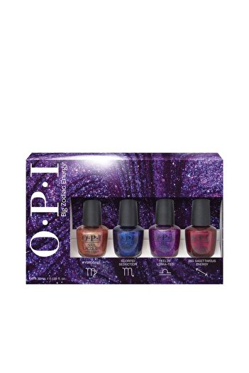 OPI Set of 4 nail polish shades, Nail Lacquer, Big Zodiac Energy Collection, 4 x 3.75ml