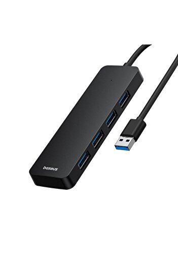 Baseus USB Hub 4x USB 3.0, 5Gbps, 1m, O29, Black
