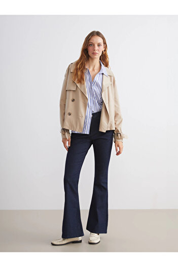 LC Waikiki Lcw jeans indigo flare women's jean pants