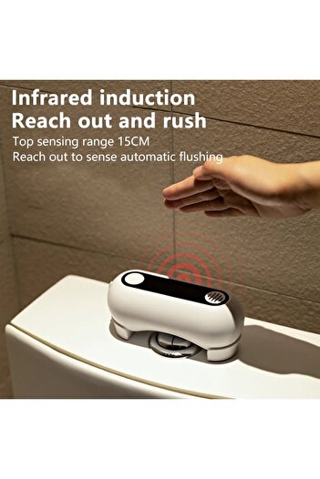 Generic Automatic Toilet Flush Button 2000 mAh Battery