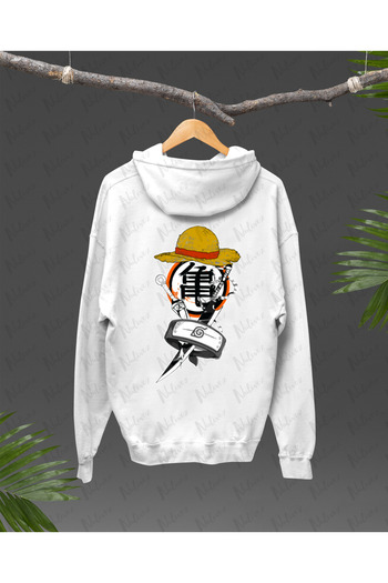 Nulivez Anime Design Back Printed, High Quality Unisex Oversize Hoodie