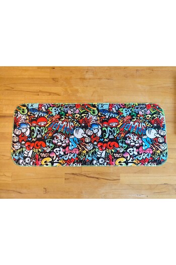 sgeteknoloji SGE TEKNOLOJİ 70X30 CM ФОСФОРЕСЦЕНТНА МИШКА З ФОСФОРЕСЦЕНТНИМ ШВОМ ДЛЯ ГЕЙМЕРІВ