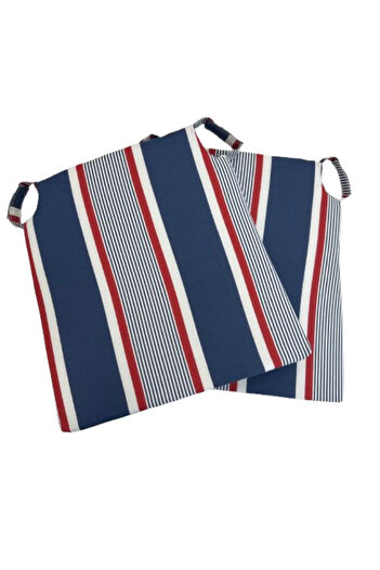 BEST SLEEP Set de perne pentru scaun Star Moon Blue Stripe interior/exterior, 40x40x5 cm 4 buc