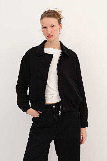 Addax Zippered Bomber Jacket C7576
